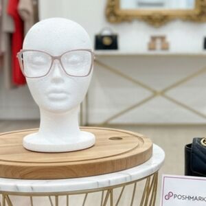 Blush Pink Oversized Cat Eye Eyeglass Frames
